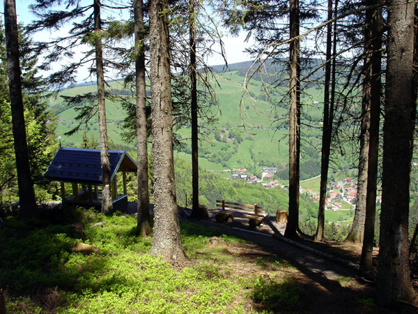 Blick vom Rollspitz nach Wieden